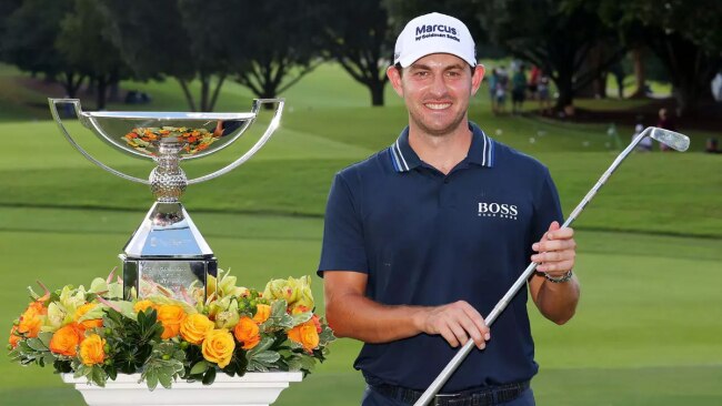 Patrick Cantlay took home $20 million with a victory at the PGA Tour season finale. Picture: Twitter / TOI Sports
