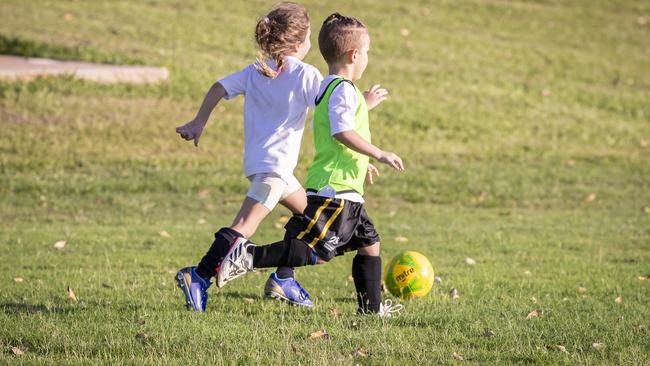 Football Australia's Community Team hosted a Coles MiniRoos program at the Mindil Aces Football Club for Under 6 -Under 11 teams to celebrate football and inclusivity. Picture: Daniel Abrantes / Football Australia