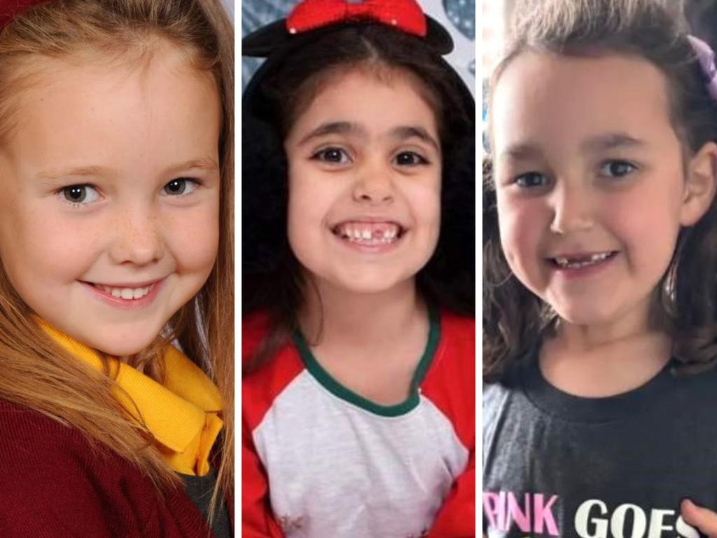 Bebe King, six, Elsie Dot Stancombe, seven, and nine-year-old Alice Dasilva Aguiar have been named as the victims of the knife rampage in Merseyside. Picture: Supplied