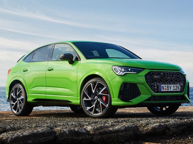 Audi's raucous RS Q3 Sportback is powered by a 2.5-litre turbocharged five-cylinder engine.