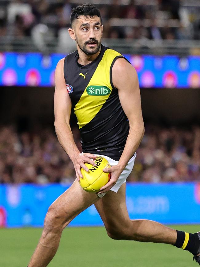 Marlion Pickett in action during his return game. Picture: Russell Freeman/AFL Photos