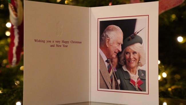 King Charles III releases first Christmas card as monarch which ...