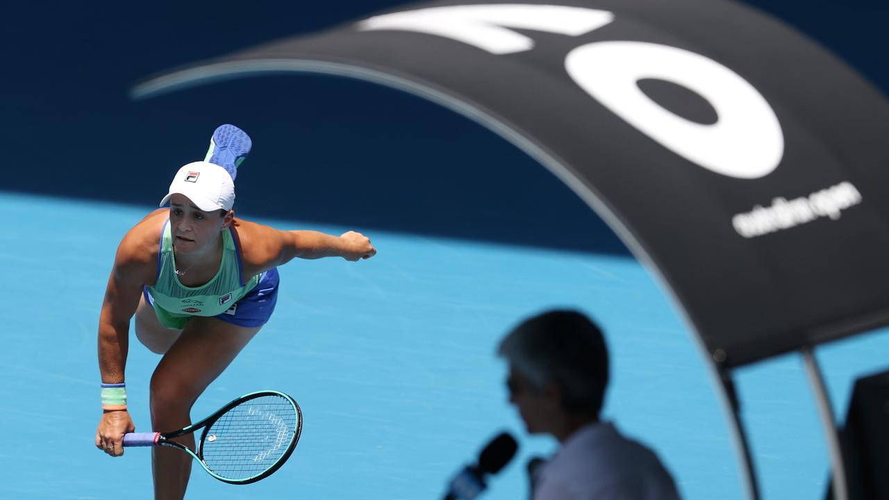 Ash Barty at the Aus Open