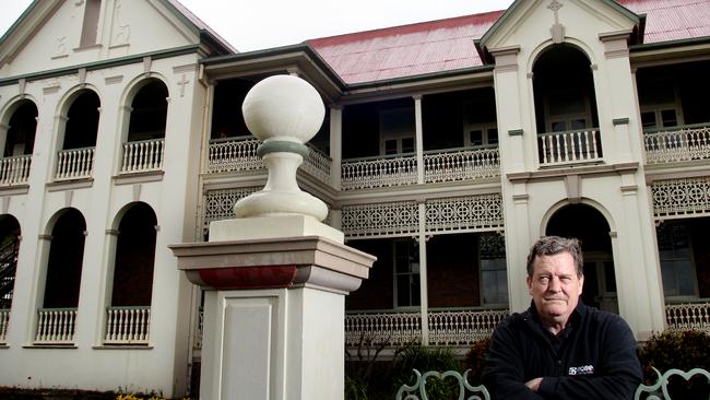 Ivan Simon after buying an old convent at Wynnum in the mid 2000s. Pic: Jeff Camden