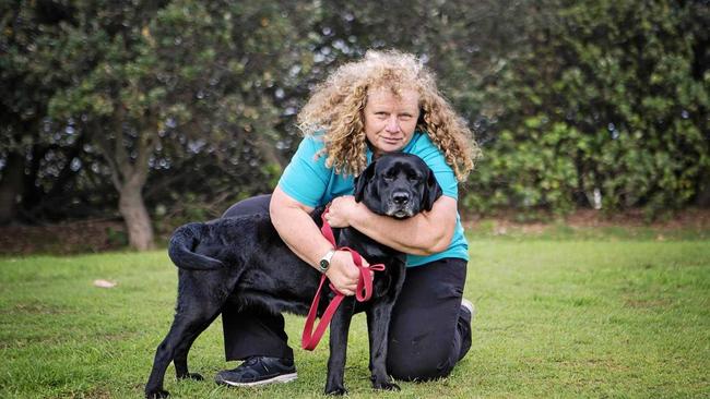 Kyra Ensbey from Bright Bessy dog training. Picture: Rachel Vercoe