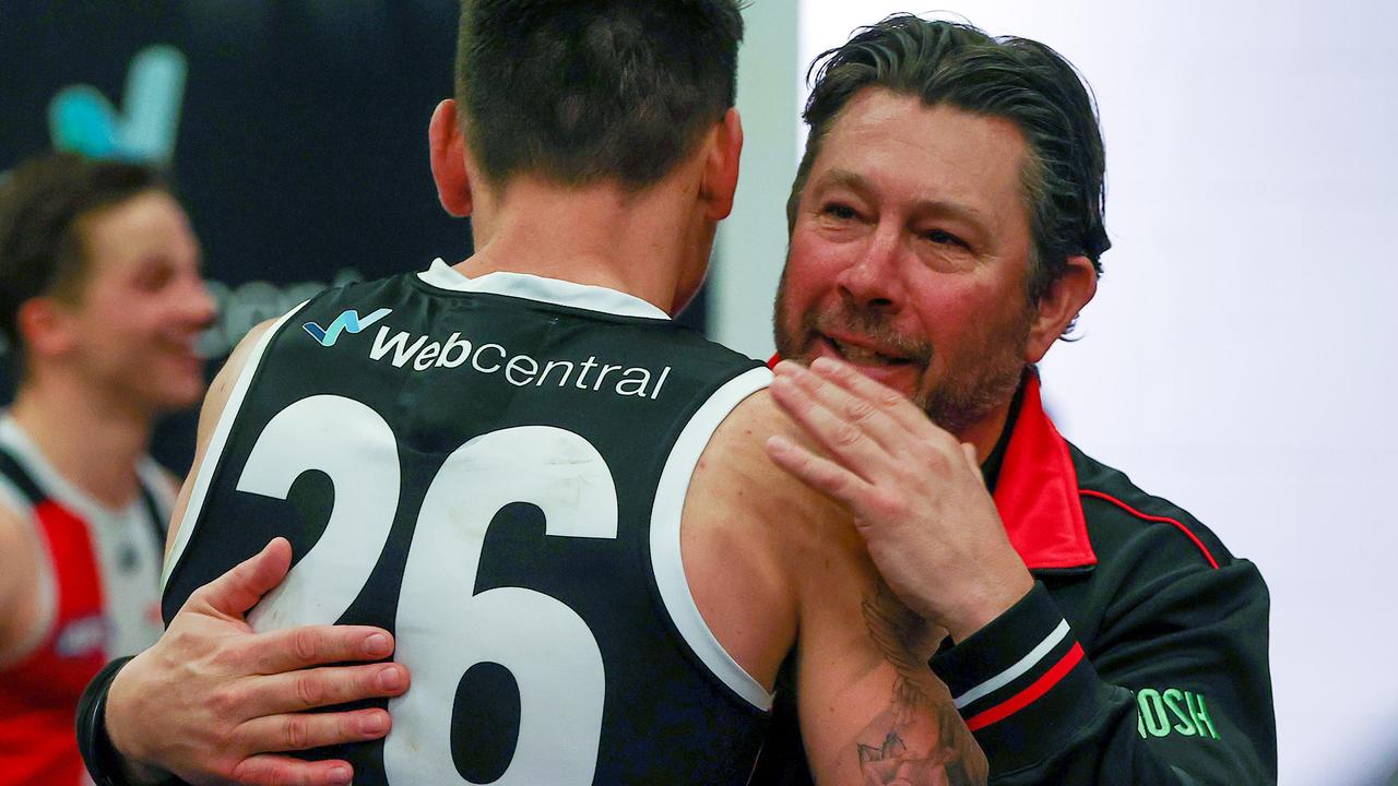 Callum Wilkie is full of praise for how St Kilda coach Brett Ratten has adjusted to the Saints’ disappointing 2021 campaign. Picture: Michael Klein