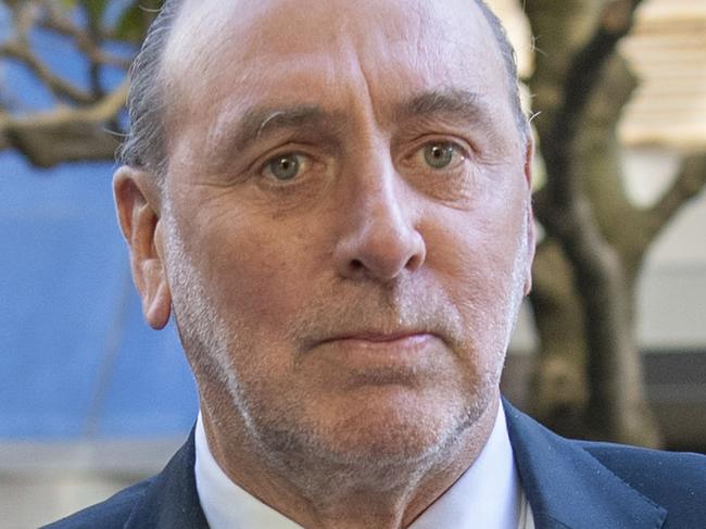 SYDNEY AUSTRALIA - NewsWire Photos, 16 JUNE, 2023: Brian Houston arrives Downing Centre for the final day. The high-profile Hillsong pastor charged with concealing his father's child sexual abuse. Picture: NCA NewsWire / Simon Bullard