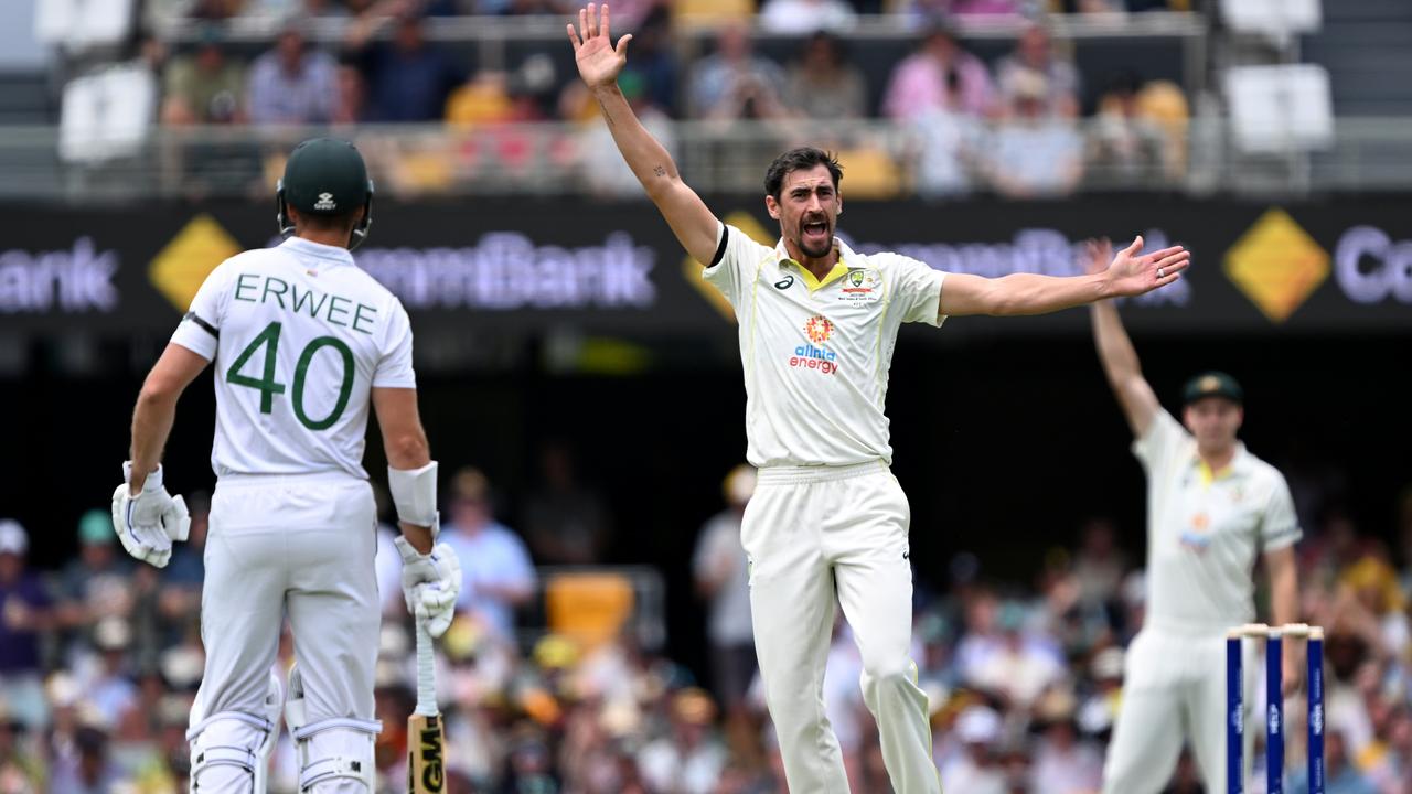 Aussies strike early after bowling first on Gabba ‘Green Monster’