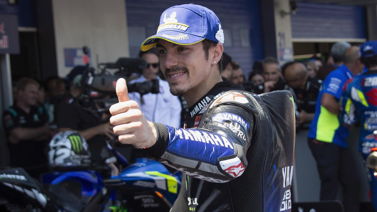 Maverick Vinales has renewed his Yamaha contract.