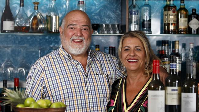 Villa Romana's owners George and Helen Papagelou celebrate the restaurant's 20th birthday PICTURE: ANNA ROGERS