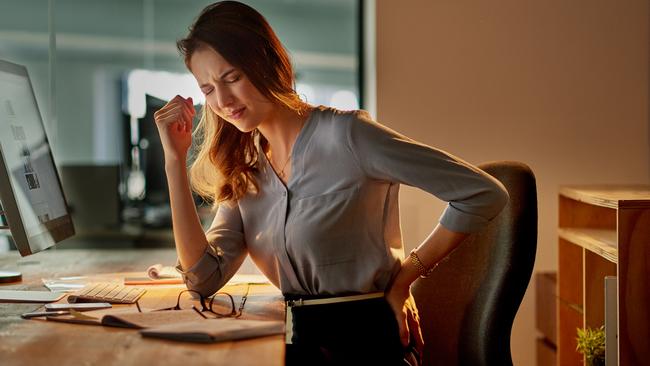 Sitting for long stints at a desk is now generally discouraged.