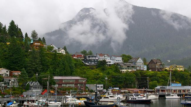 Leaving Misty Ketchikan Behind.