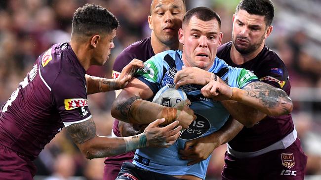 David Klemmer is out for up to six weeks after being injured during Origin I. Picture: Getty Images