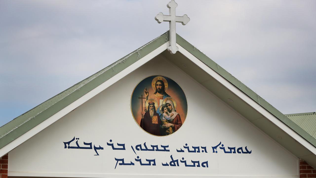 Footage of the terror attack at the Christ the Good Shepherd Church in Sydney is circulating on social media. Picture: Lisa Maree Williams/Getty Images