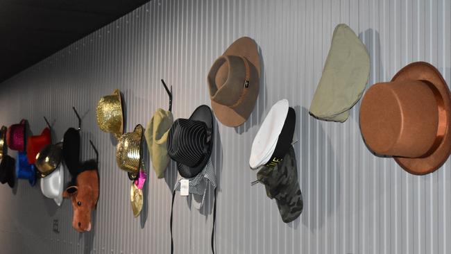 Participants are encouraged to get into character with a selection of props to get fully immersed into the story of each game.Picture: Rhylea Millar