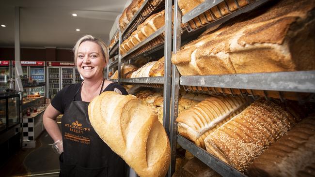 Linda Free's Cripps Bellerive Bakehouse has been nominated as one of Tasmania's best bakeries. Picture: LUKE BOWDEN