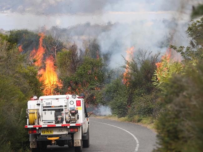 The RFS has rejected suggestion a lack of hazard reduction burns are the cause of the severity of the fires. Picture: John Grainger