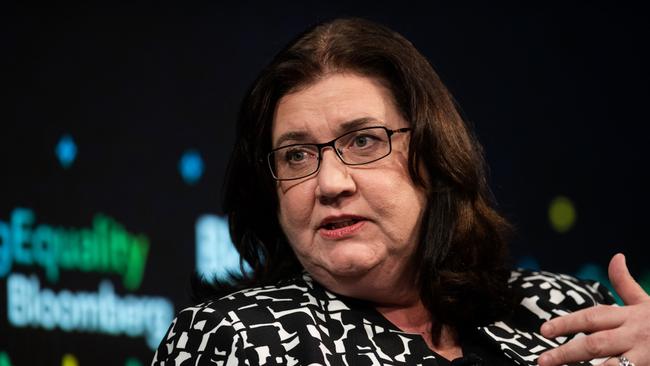 Co-chief executive Eileen Murray left Bridgewater this year, complaining of gender discrimination and unequal pay and alleging it owes her as much as $US100 million. Now a second woman executive has made a similar complaint. Picture: Bloomberg