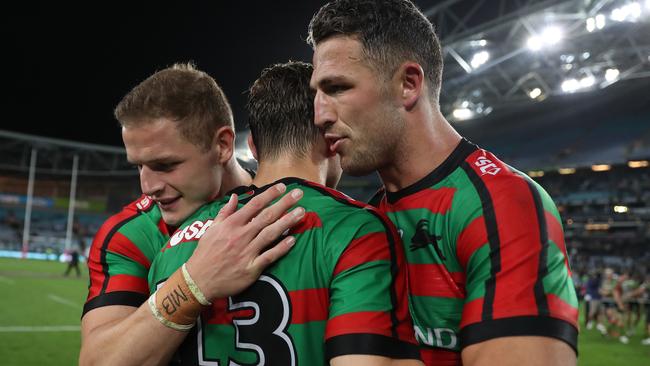 The Rabbitohs are relieved to get through to the preliminary final.