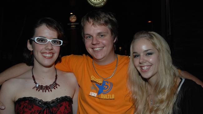Nightclub goers enjoy a night-out at Gilligan's in 2008.