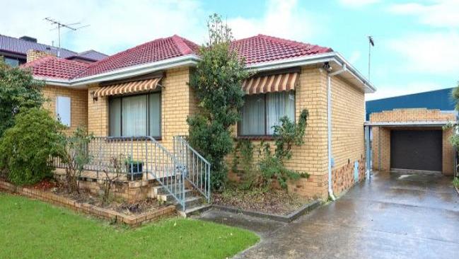 The old brick home at 28 Lisbon Street, Glen Waverley.