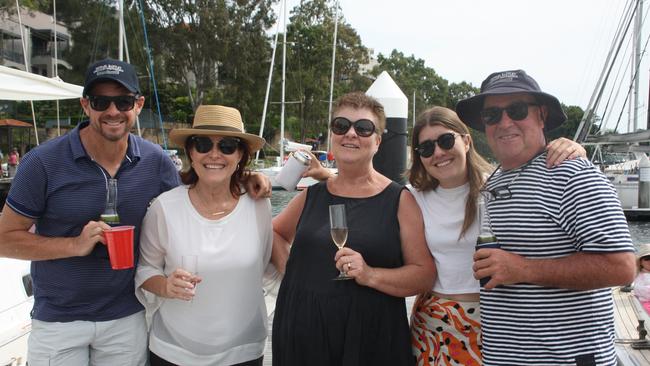 Prize giving and party time at the Balmain Regatta on October 30: the first fully public regatta the club has run since the onset of Covid. Picture: Alexi Demetriadi