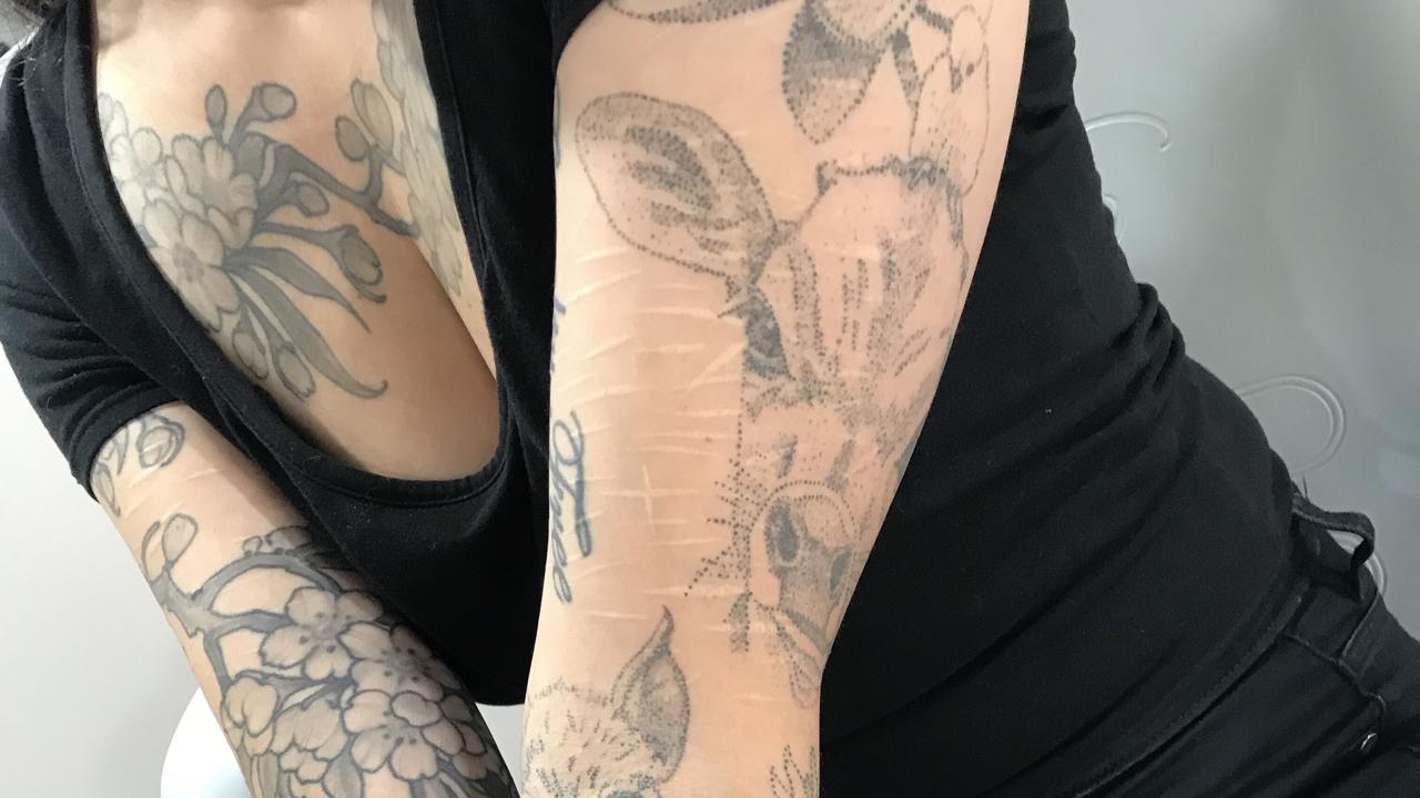 Depression, self-harm: Woman gets tattoos to cover self-harm scars |   — Australia's leading news site