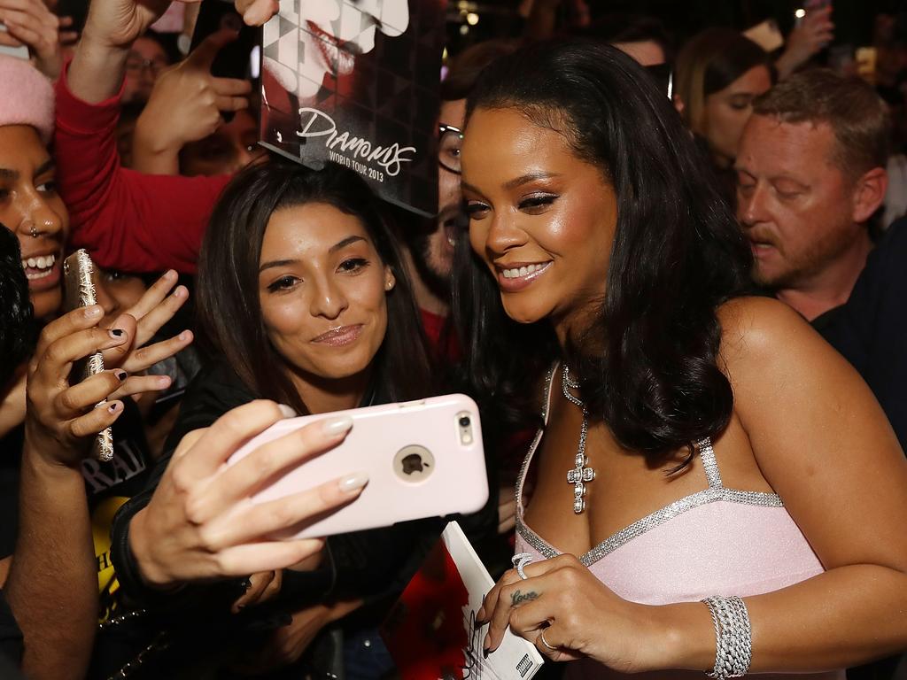 SYDNEY, AUSTRALIA - OCTOBER 03: Rihanna attends the Fenty Beauty by Rihanna Anniversary Event at Sephora Pitt Street store on October 3, 2018 in Sydney, Australia. (Photo by Caroline McCredie/Getty Images for Fenty Beauty by Rihanna)