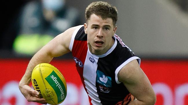 Jack Higgins joined another ex-Tiger Dan Butler in the Saints’ forward line.