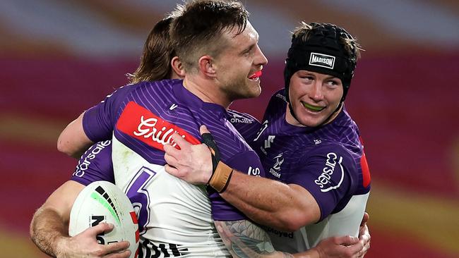 Melbourne Storm’s best players are all back and firing. Picture: Brendon Thorne/Getty Images