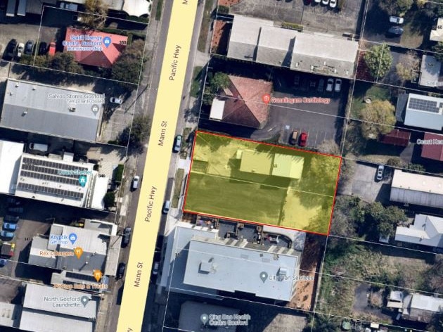 The location of the proposed childcare centre.