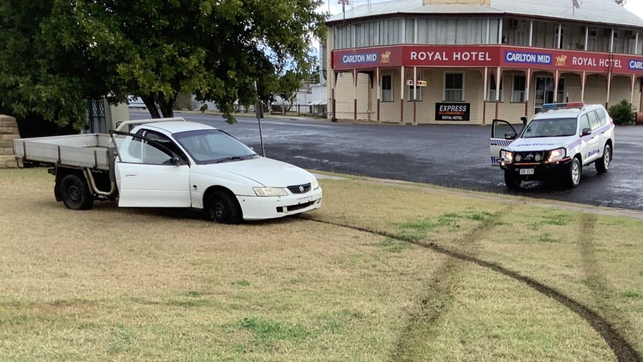 FORTUNATE WEATHER: Mundubbera police said they avoided tragedy over the weekend after an unaccompanied L driver nearly drove into a playground on Lyons St. Picture: Contributed
