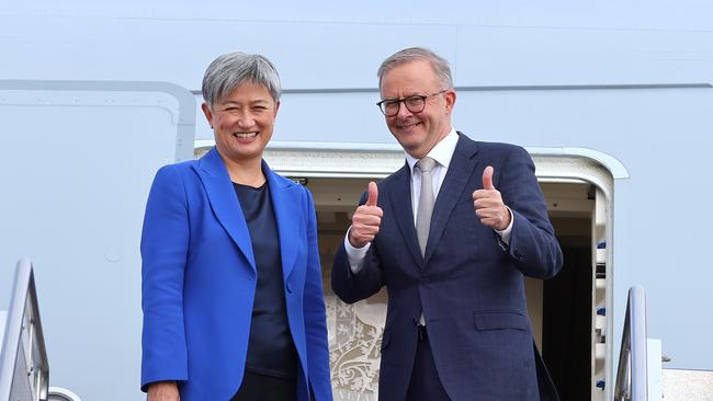 Anthony Albanese and Foreign Minister Penny Wong depart for Japan soon after last year’s election to attend the Quad Leaders' meeting in Tokyo.