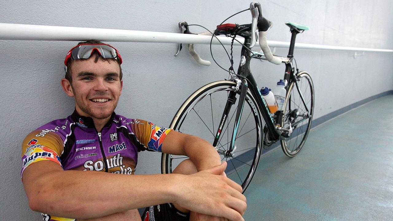 Up and coming cyclist Jack Bobridge in Adelaide.