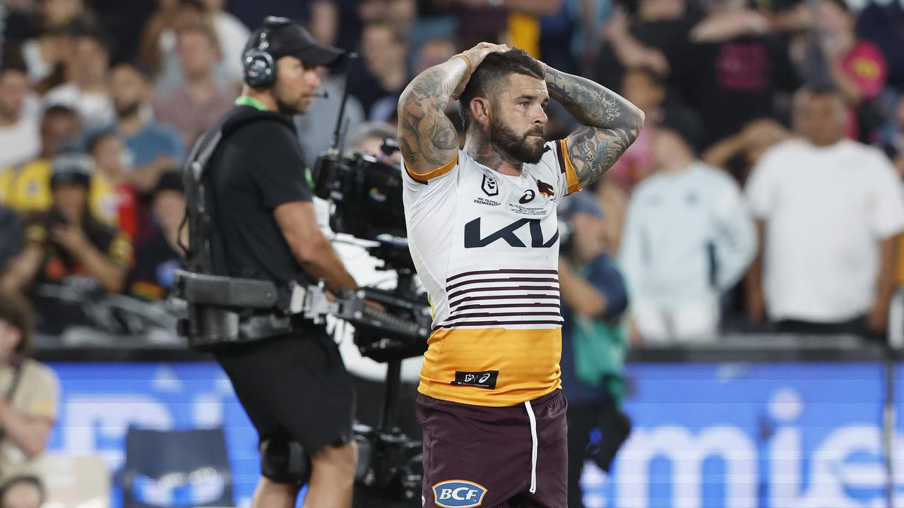 Adam Reynolds canÃ&#149;t believe they lost the 2023 NRL Grand Final between the Brisbane Broncos and the Penrith Panthers at Accor Stadium, Sydney Olympic Park. Pics Adam Head