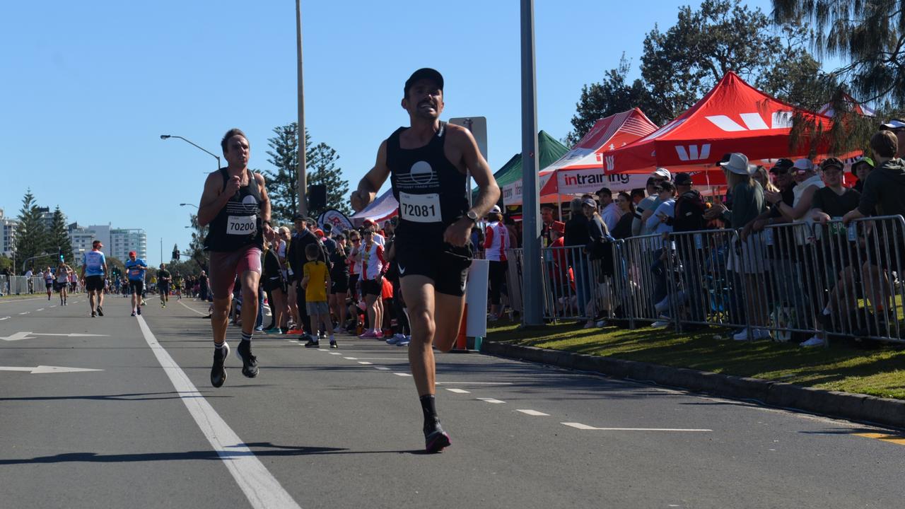 Grant Davis and Craig Davis at the 2022 Sunshine Coast Marathon and Community Run Festival.