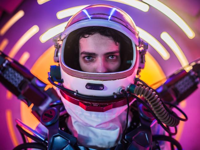 Kodi Smit-McPhee in first look pic from sci-fi thriller 2067 which filmed late 2018 at Adelaide Studios. Photo credit: Matt Byrne.