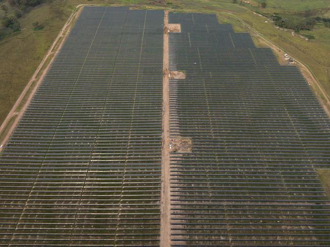 Stubbo solar farm in central-west NSW. Picture: Max Mason-Hubers