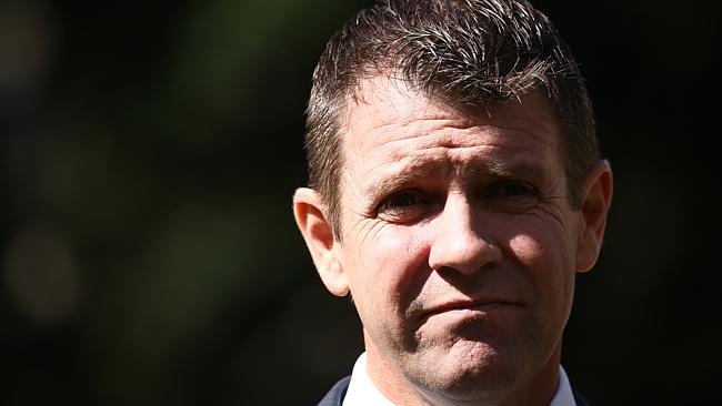 NSW Premier Mike Baird says the insults he receives hurt, but that’s political life. Picture: Tim Hunter