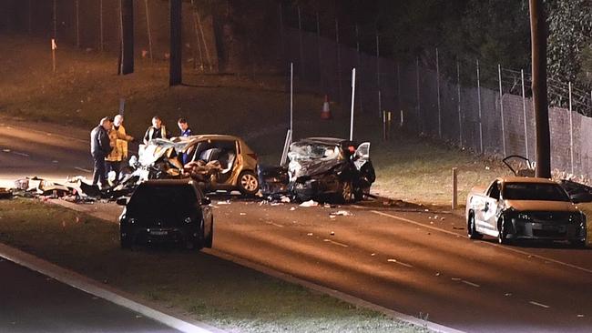 Ms Hoang, 23, was in the back seat of the car when it crashed. Picture: Gordon McComiskie