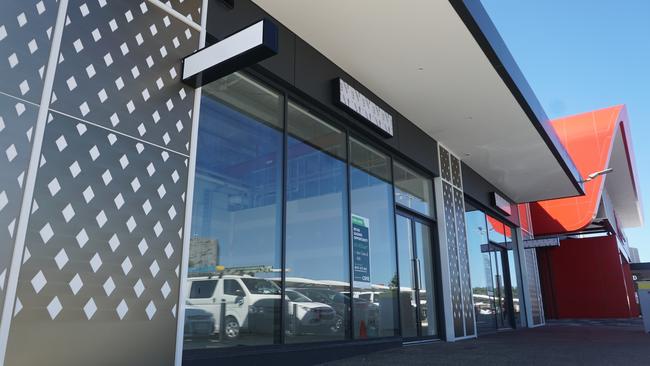 Newly built, untenanted shops attached to Mount Gambier's new Coles.