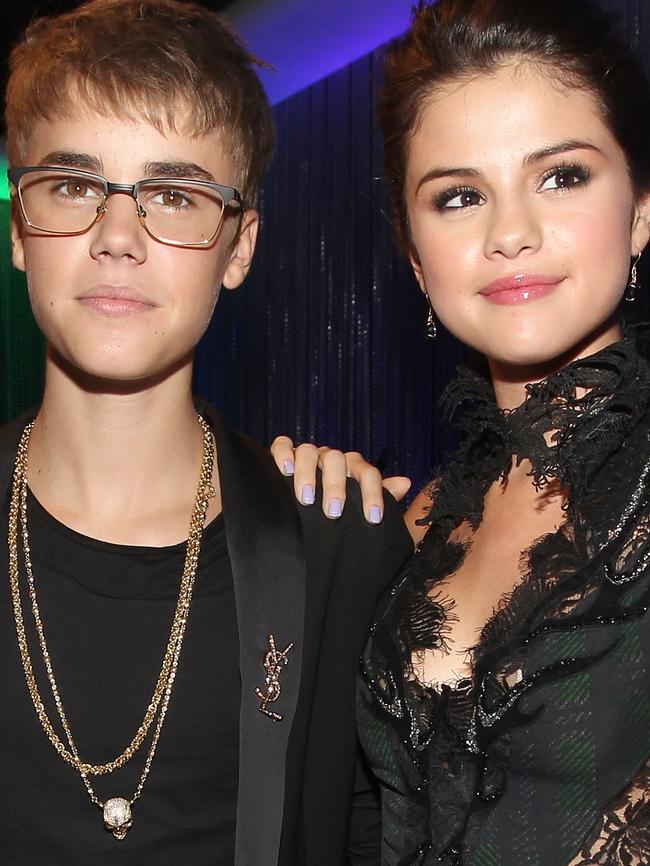 Lost love! Justin Bieber and Selena Gomez. Picture: Getty Images