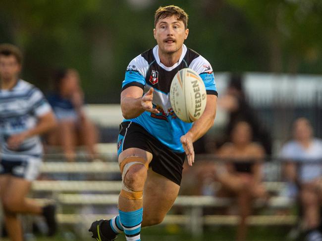 Sharks captain Jacob Collie is looking forward to his side getting back on the field against Nightcliff. Picture: Che Chorley