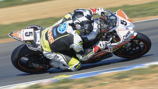 Aiden Wagner in action at Queensland Raceway.