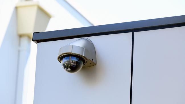 A security camera at Melissa Caddick’s family home. Picture: NCA NewsWire/Joel Carrett