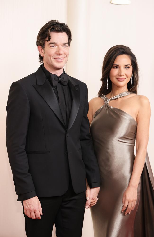 John Mulaney and Olivia Munn attended the 96th Annual Academy Awards together on Monday evening. Photo by Rodin Eckenroth/Getty Images.