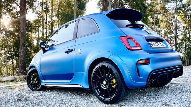 Pint-sized but full of bravado, the Abarth 595 Competizione.