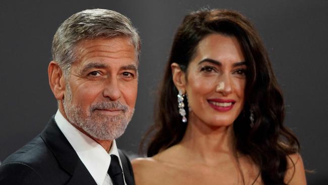 George and Amal are parents to five-year-old twins Ella and Alexander. Picture: Niklas Halle'n / AFP