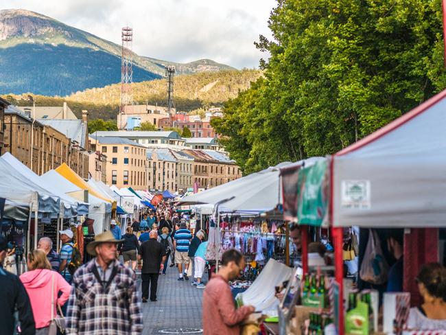 ESCAPE: Huon Valley, Tasmania, Kerry Heaney, Nov 5 - Salamanca Market. Mandatory credit: Tourism Tasmania & Hobart City Council