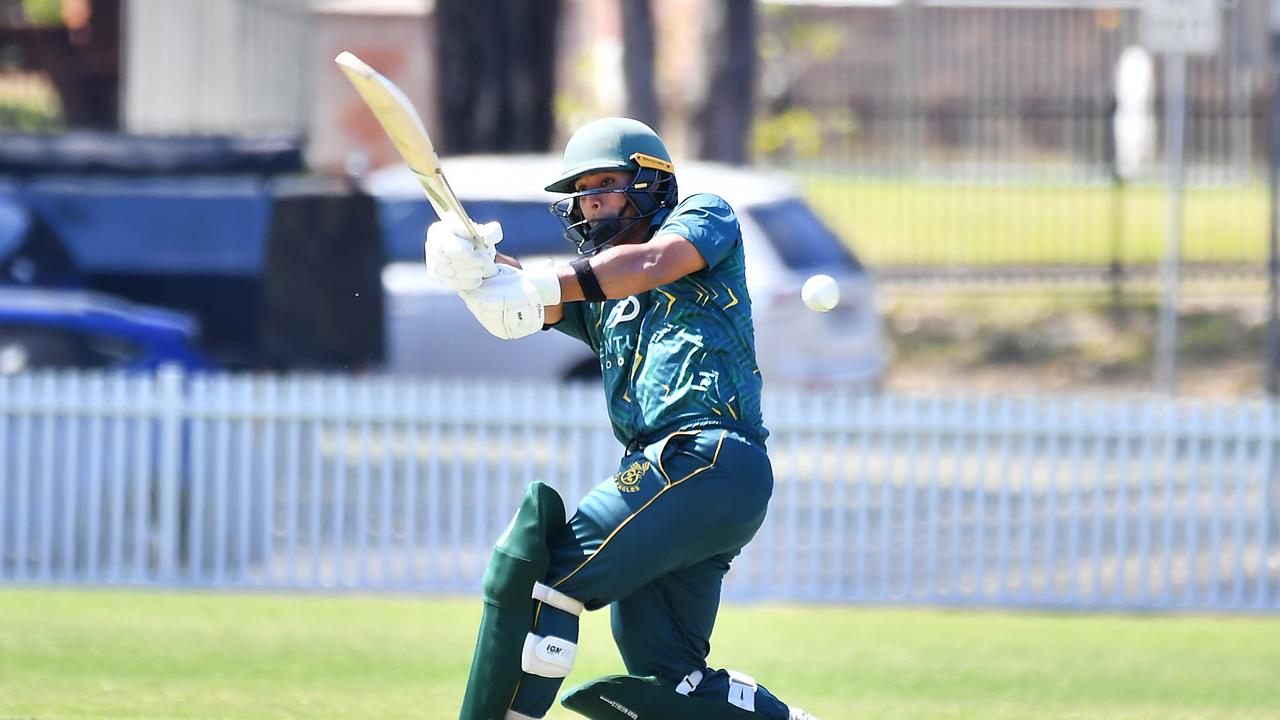 Wynnum-Manly batsman Ali Zaidi. Picture, John Gass